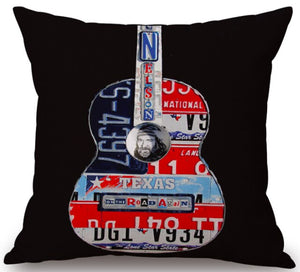 Pop Art Music Guitar Neck Body Pillowcase