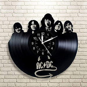 AC.DC Creative Artwork Vinyl Record Wall Clock