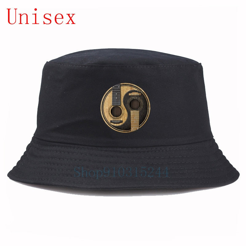 Acoustic Guitars Yin Yang Fold-able Fisherman Cap