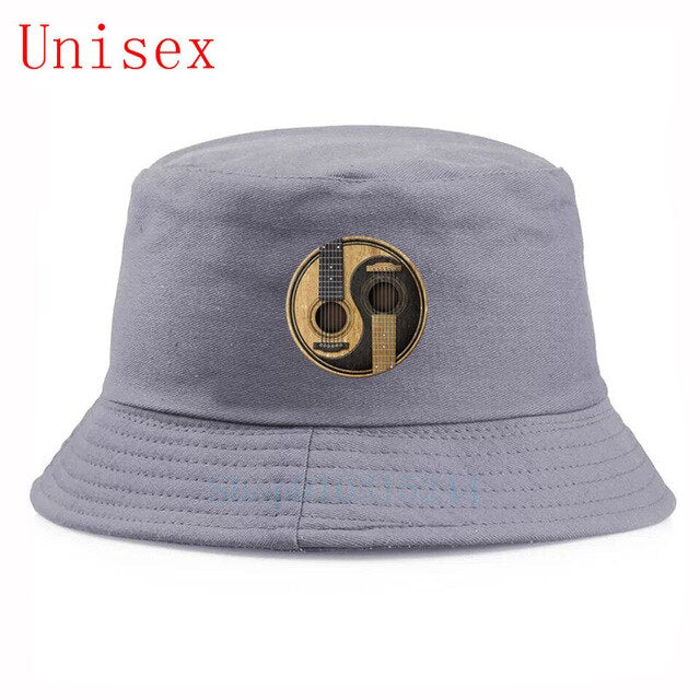 Acoustic Guitars Yin Yang Fold-able Fisherman Cap