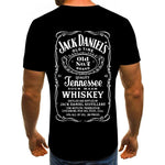 Jack Daniel's New 3D Print T Shirt