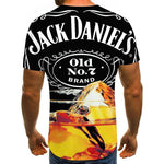 Jack Daniel's New 3D Print T Shirt