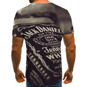 Jack Daniel's New 3D Print T Shirt