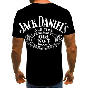 Jack Daniel's New 3D Print T Shirt