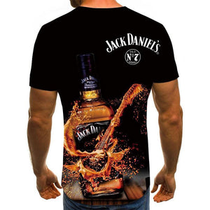 Jack Daniel's New 3D Print T Shirt