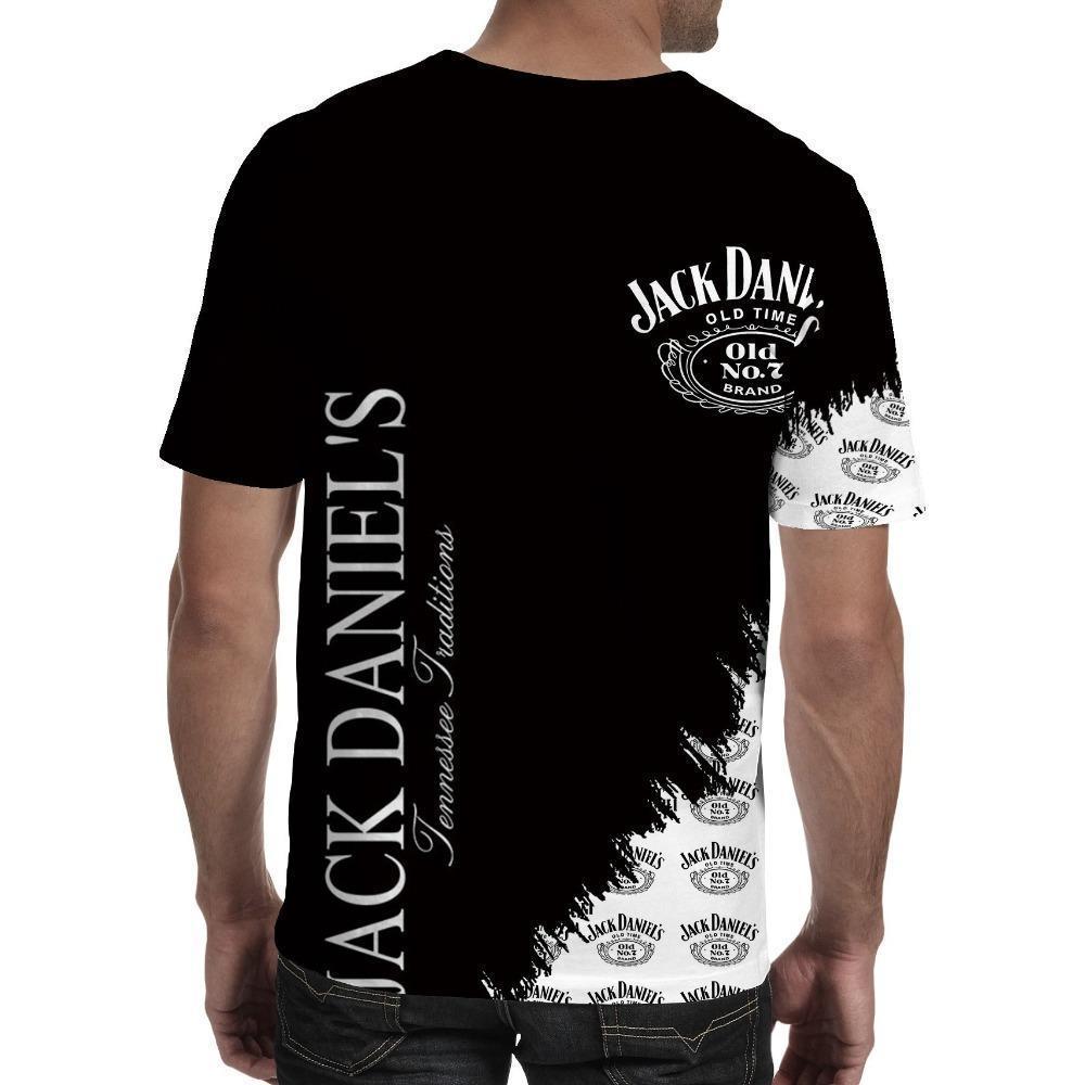 Jack Daniel's New 3D Print T Shirt