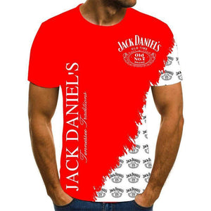 Jack Daniel's New 3D Print T Shirt