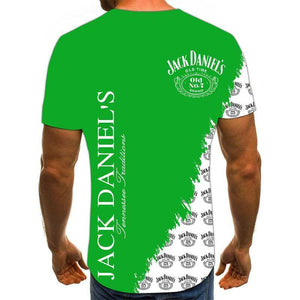 Jack Daniel's New 3D Print T Shirt