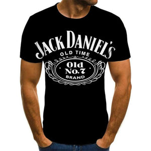 Jack Daniel's New 3D Print T Shirt