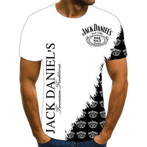 Jack Daniel's New 3D Print T Shirt