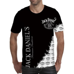 Jack Daniel's New 3D Print T Shirt