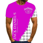 Jack Daniel's New 3D Print T Shirt