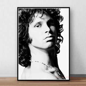 The Doors Jim Morrison Poster Rock Band Canvas Wall Art