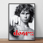 The Doors Jim Morrison Poster Rock Band Canvas Wall Art