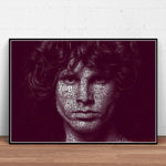 The Doors Jim Morrison Poster Rock Band Canvas Wall Art