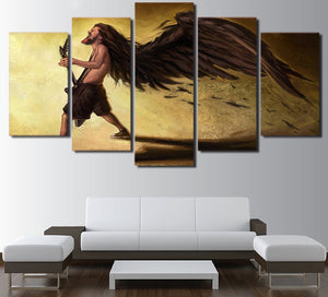 Dime HD Printed 5 Piece Canvas Art Dean Razorbolt