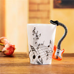 Guitar Ceramic Music Note Mug