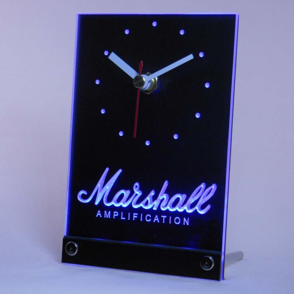 Marshall Amplifier Table Desk 3D LED Clock