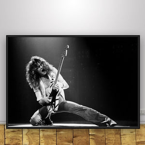 Eddie Van Halen Art Silk Poster Home Decor