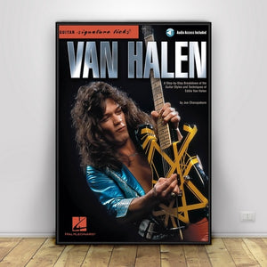 Eddie Van Halen Art Silk Poster Home Decor