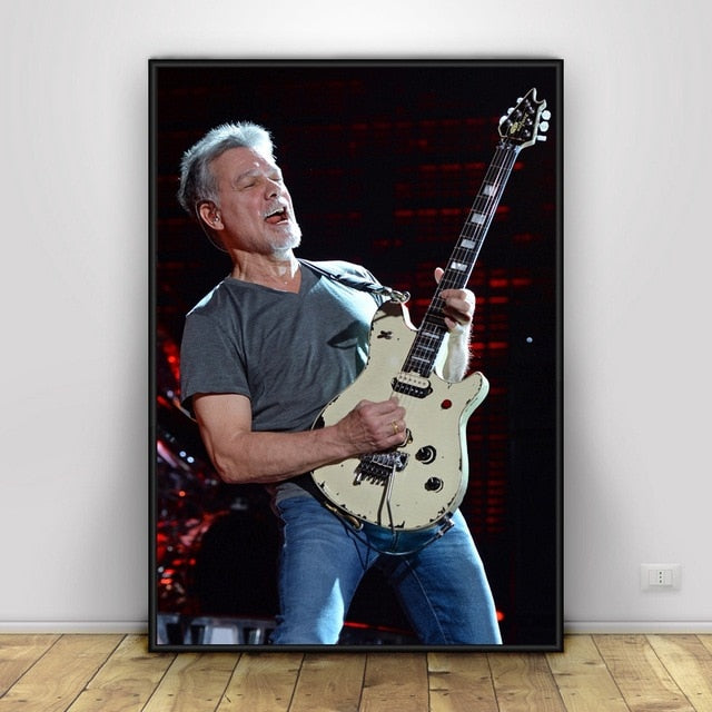 Eddie Van Halen Art Silk Poster Home Decor