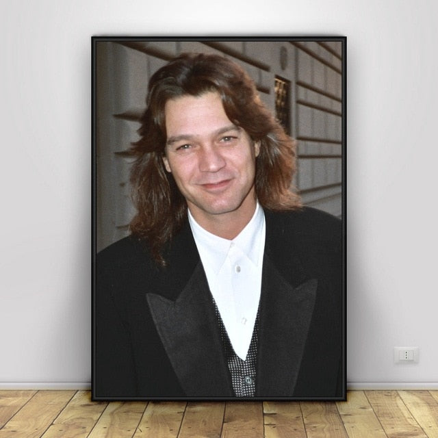 Eddie Van Halen Art Silk Poster Home Decor