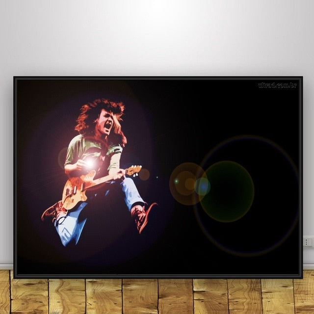 Eddie Van Halen Art Silk Poster Home Decor