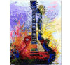 Abstract Guitar Digital Oil Painting