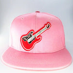 Guitar Embroidery Cotton Baseball Cap