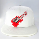 Guitar Embroidery Cotton Baseball Cap